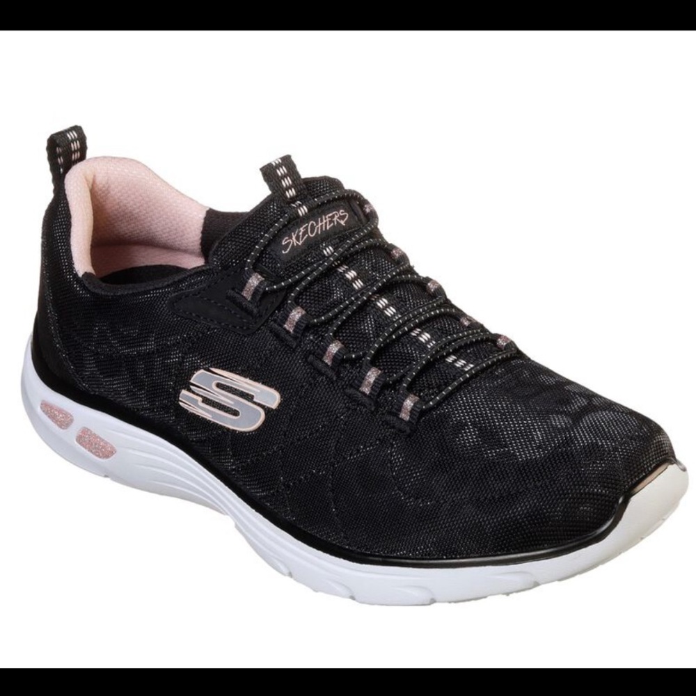 SKECHERS Empire D’Lux Spotted Leopard Sneakers 8.5M